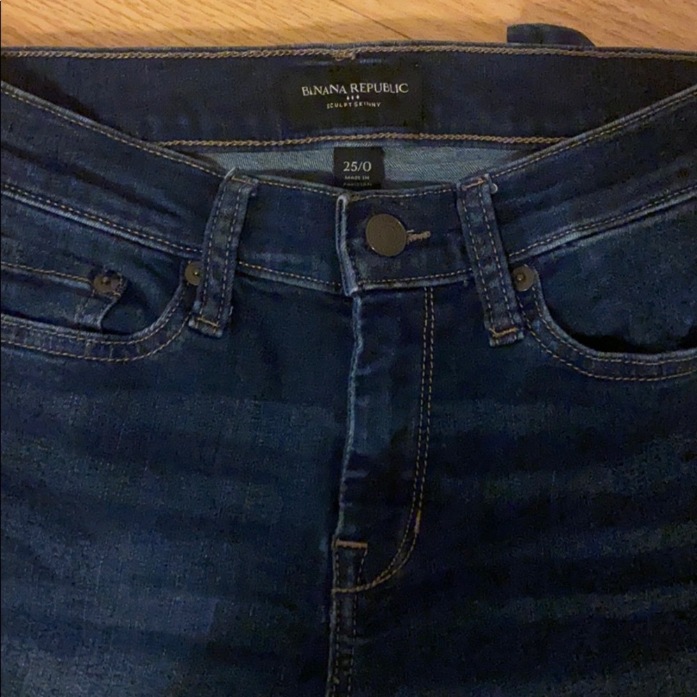 Banana republic dark skinny jeans